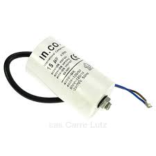 Condo fil 15µf mf micro farad 450 v/ac condensateur de démarrage moteur connexion par fils cbb60 - ECLATS DESTOCKAGE