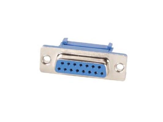 Connecteur sub d femelle 15 broches cable nappe cc057 capot cc012 velleman ECLATS DESTOCKAGE