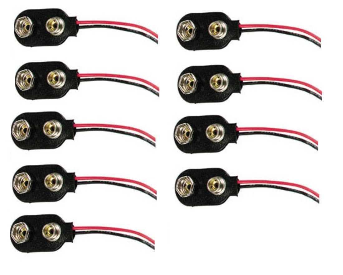 9 Contact a pression pour 1 pile 9v 6f22 (type i) batterie snap9v fils 15cm raccord connecteur ECLATS DESTOCKAGE