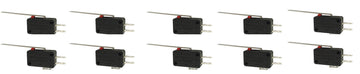 10 Contact autoprotection 6a sous 220v long levier ms12-l micro switch interrupteur ECLATS DESTOCKAGE