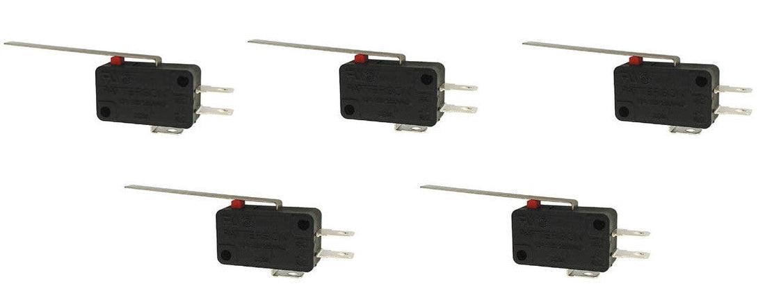 5 Contact autoprotection 6a sous 220v long levier ms12-l micro switch interrupteur ECLATS DESTOCKAGE