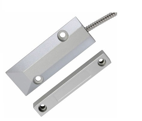 Contact magnétique pour portes en acier mk4200 detecteur ouverture garage - ECLATS DESTOCKAGE