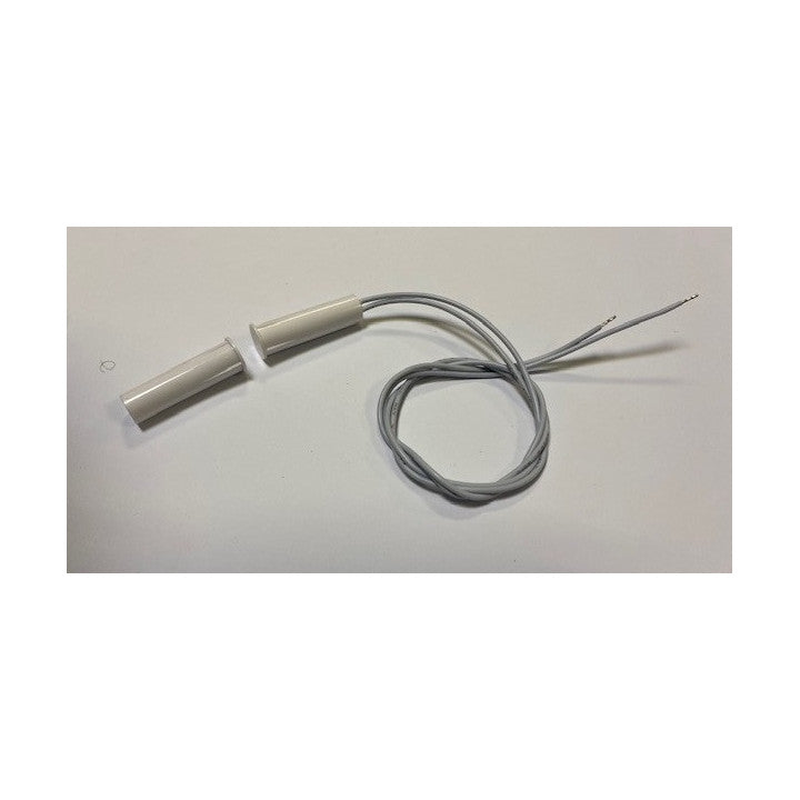 Contact nf encastre 9mm 10mm blanc 2 fils 30cm detecteur ouverture capteur magnetique ms-105r 2 wire ECLATS DESTOCKAGE