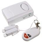 Contact pour porte ou fenetre alarme sans fil avec sirene et telecommande marche arret ECLATS DESTOCKAGE