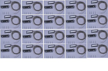 Contacteur ouverture 1.2m blinde detecteur magnetique 450fr alarme contact nf saillie ms-52m ECLATS DESTOCKAGE
