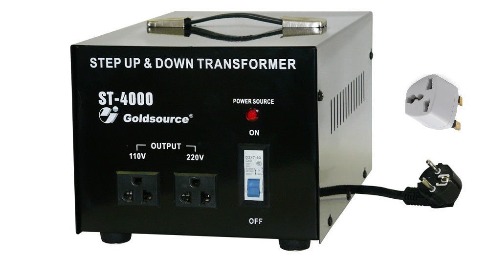 Convertisseur 110 220 220/110v 110v 4000w avec adaptateur uk reversible 4kw changeur - ECLATS DESTOCKAGE