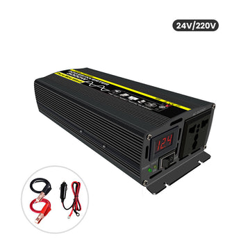 Convertisseur 24v 220v 3kw 3000w crete ECRAN lcd 230v 240v 3000 watt 24 volt ECLATS DESTOCKAGE