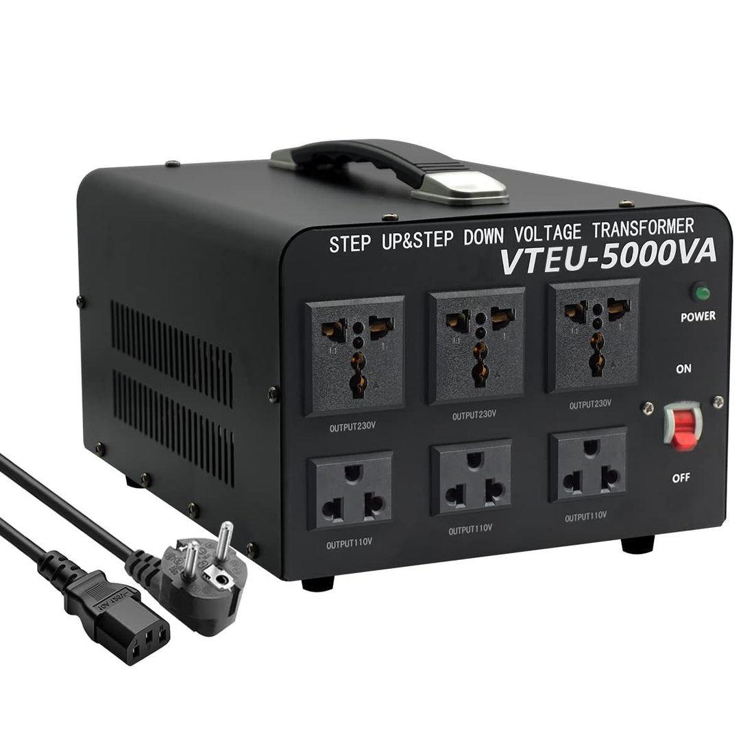 Convertisseur de tension transformateur step up/down 5000W 6 pc régulateur 3500w stabilisateur ECLATS DESTOCKAGE