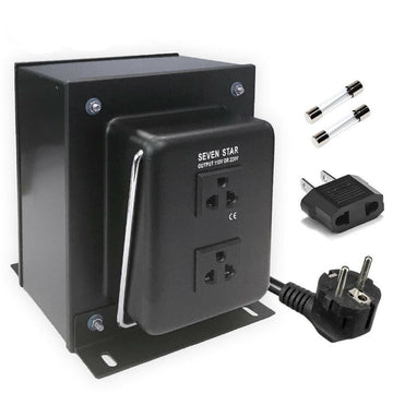 Convertisseur electrique 5kw 220/110v 110v 5000w reversible changeur 220v 230v 240v 120v thg5000 - ECLATS DESTOCKAGE