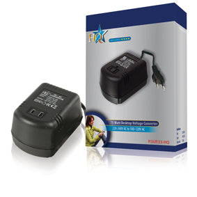 Convertisseur electrique changeur tension 220v 110v p.sup.33-hq 230v 120v 75w transformateur hq ECLATS DESTOCKAGE