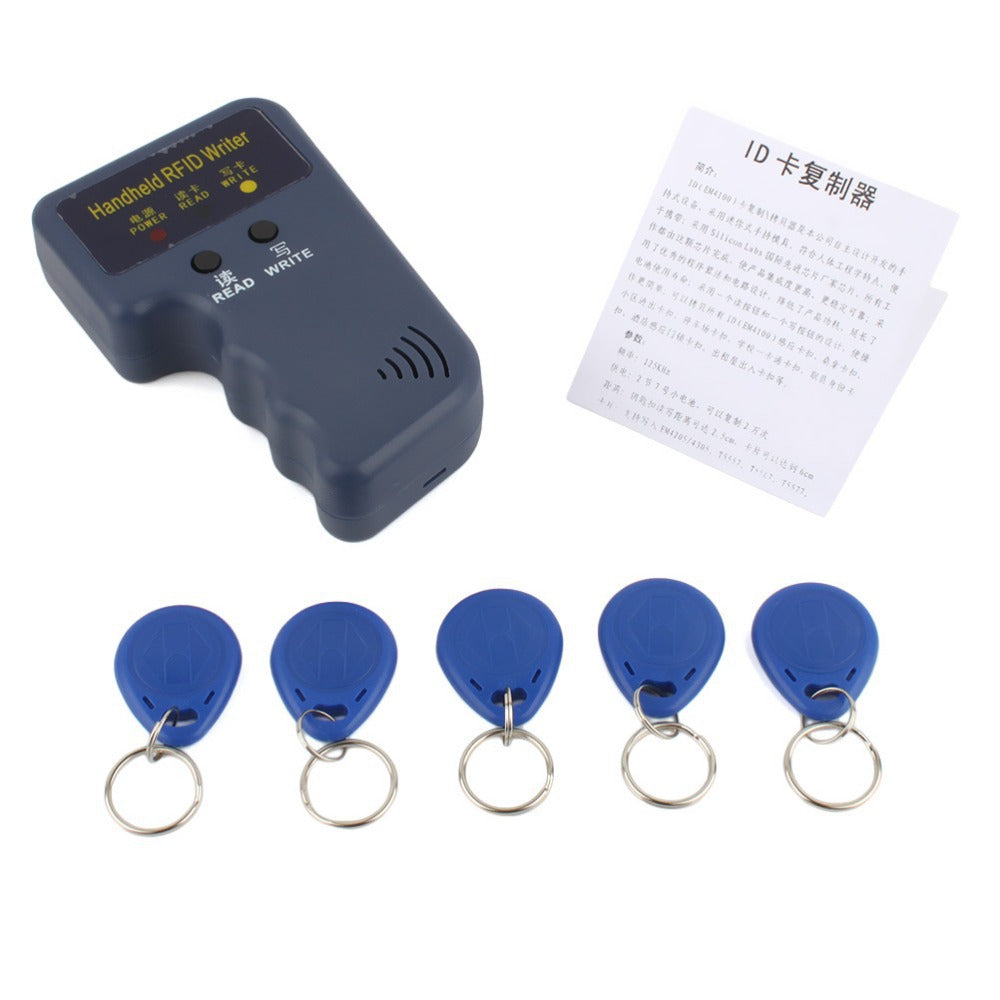 Copieur duplicateur em4100 em4305 T5577 programmateur encodeur carte proximité tag RFID 125 KHz + 5 badges ECLATS DESTOCKAGE