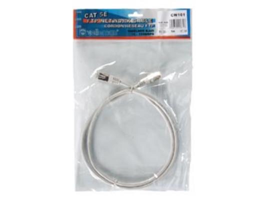Cordon 1m rj45 vers rj45 8p/8c 100mbps pour reseau lan cable ftp connecteur rj45 vers rj45 cw101 ECLATS DESTOCKAGE