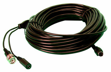 Cordon 20m mini din mâle vers bnc mâle et jack alim male pour camera de surveillance video ckv ECLATS DESTOCKAGE