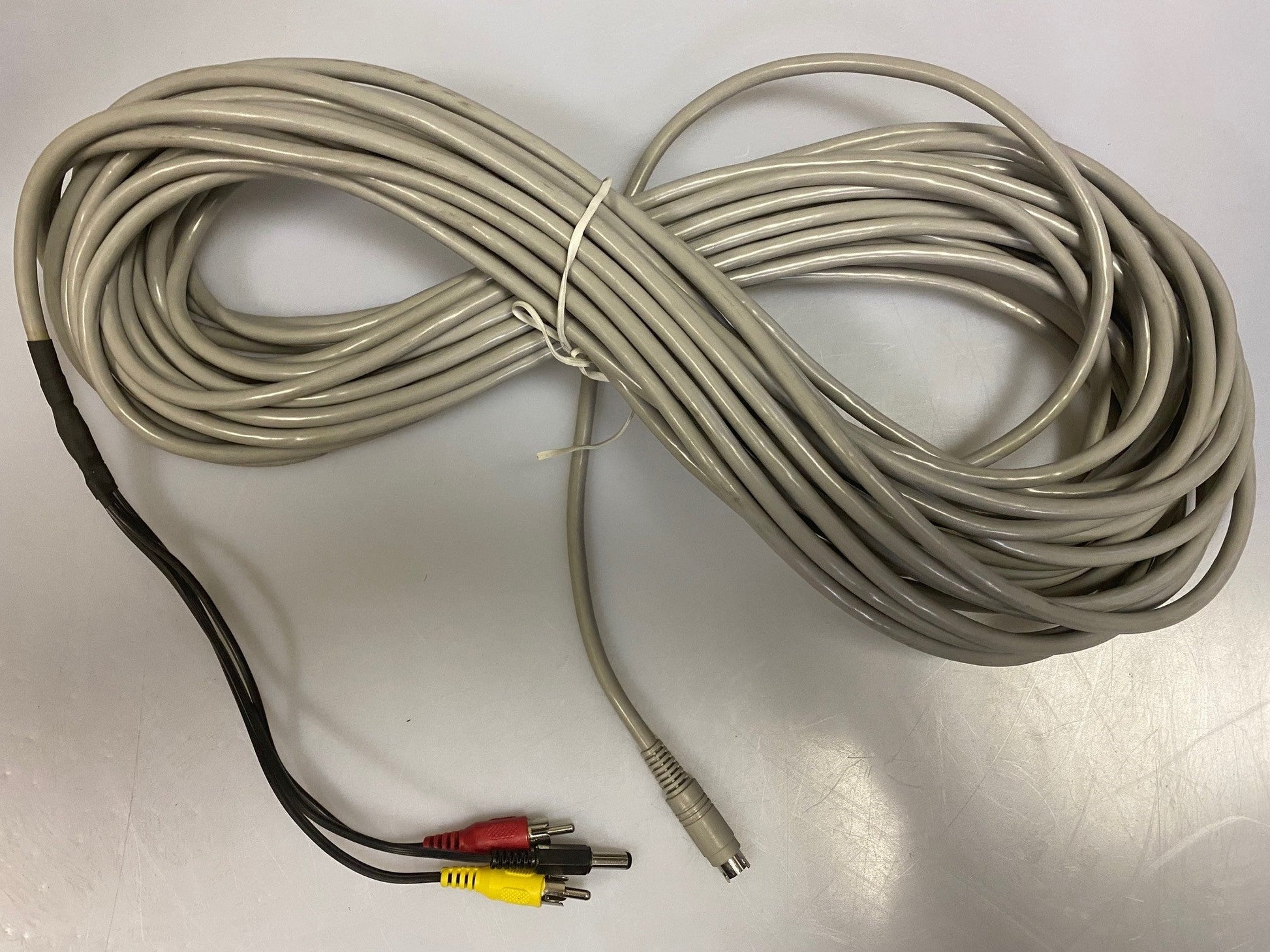 Cordon 40m mini din mâle vers rca jack pour camera couleur surveillance video ECLATS DESTOCKAGE