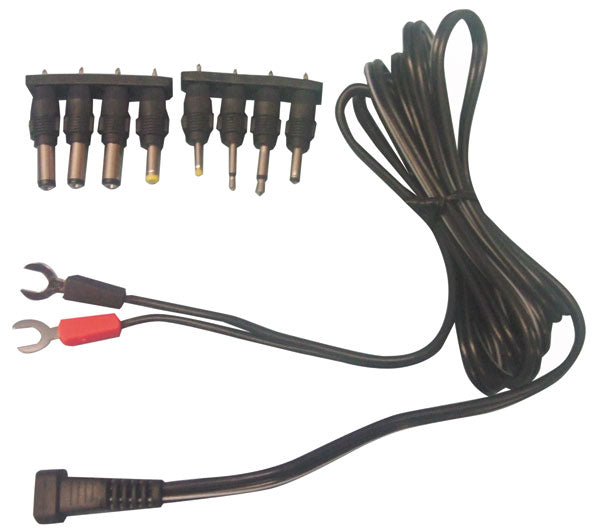 Cordon cc a fourches avec 8 embouts pour batterie alimentation chargeur plugc6 pour ed50 ECLATS DESTOCKAGE