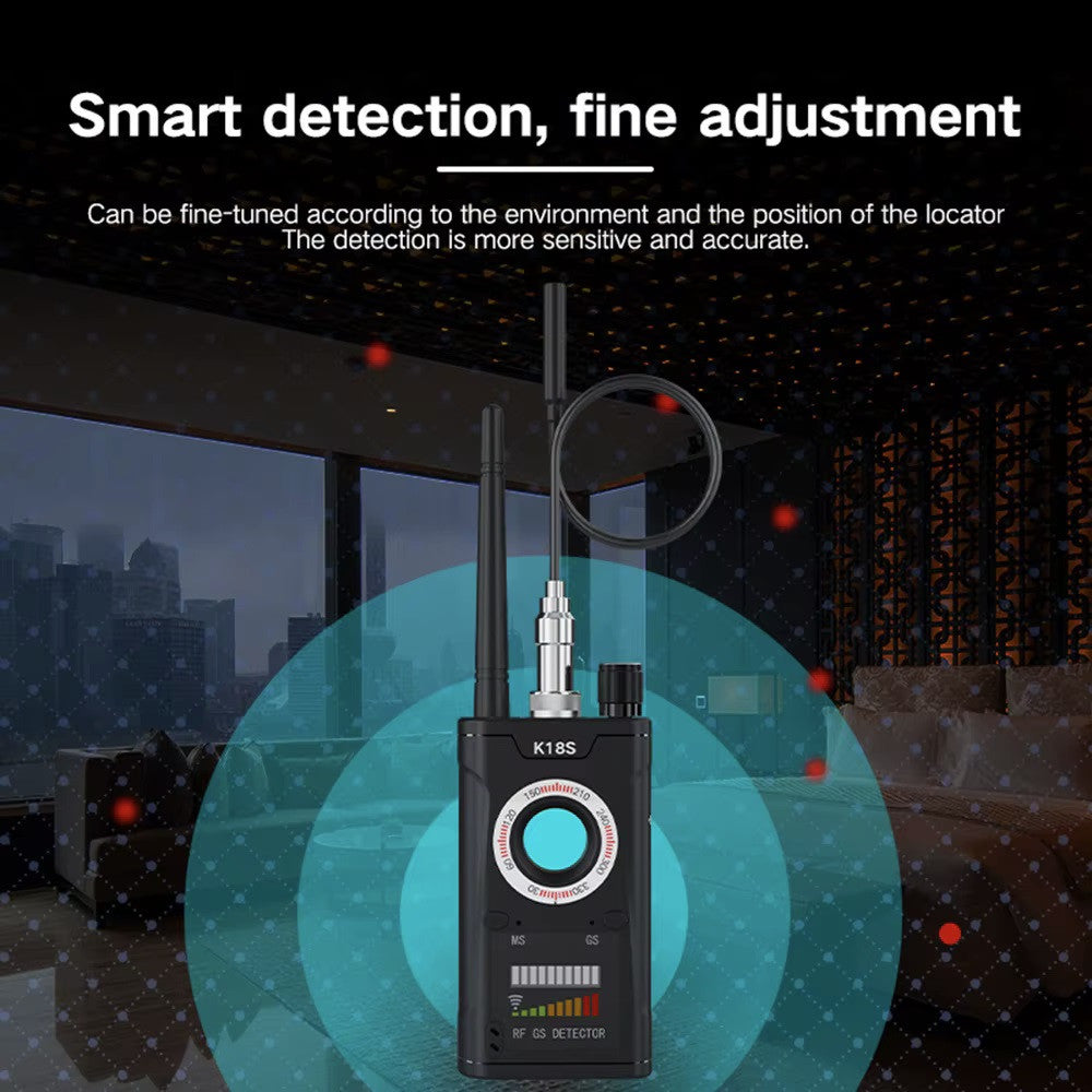 Détecteur de caméra caché barrage K18S Audio recherche signal GPS, traqueur RF micro espion ECLATS DESTOCKAGE