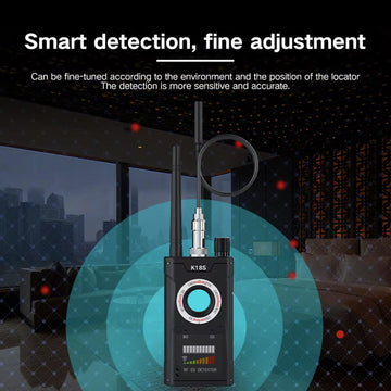 Détecteur de caméra caché barrage K18S Audio recherche signal GPS, traqueur RF micro espion ECLATS DESTOCKAGE