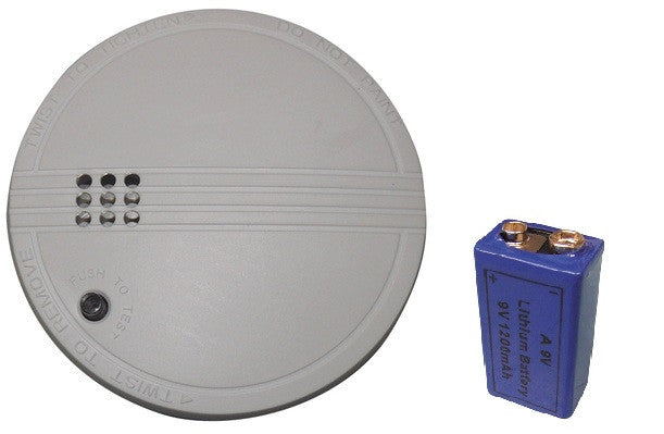 Détecteur de fumée modele 14604 avec une garantie de 10 ans avec pile lithium 9v longue durée - ECLATS DESTOCKAGE