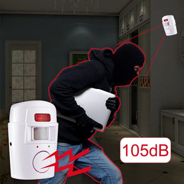 Detecteur de mouvement alarme 2 télécommande ir et sirene volumétrique ECLATS DESTOCKAGE