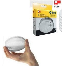 Detecteur incendie alarme 9v de fumee en 14604 - ECLATS DESTOCKAGE