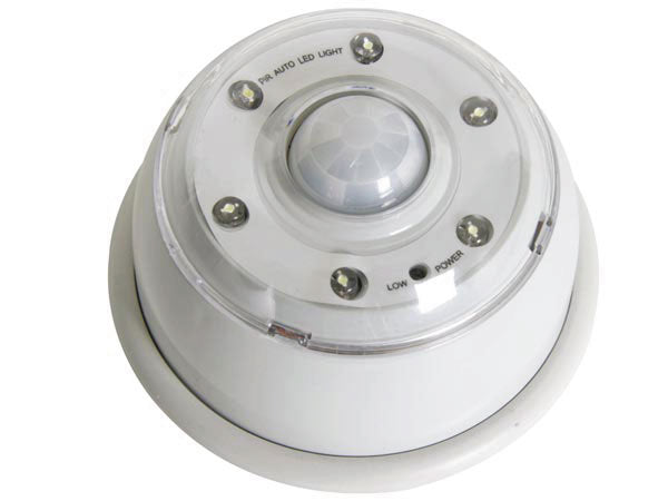 Detecteur mouvement eclairage veilleuse 6 led zll404 cll404 capteur pir radar infrarouge automatique ECLATS DESTOCKAGE