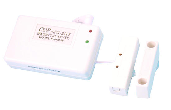 Detecteur ouverture magnetique radio hf contact sans fil 20/40m 300mhz pour alarme sans fil 980ca - ECLATS DESTOCKAGE
