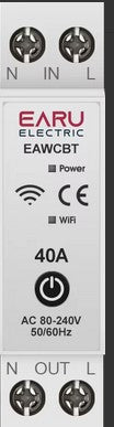 Disjoncteur monophasé phase neutre 40a wifi tuya interrupteur connecté EAWCBT minuterie 220v ECLATS DESTOCKAGE