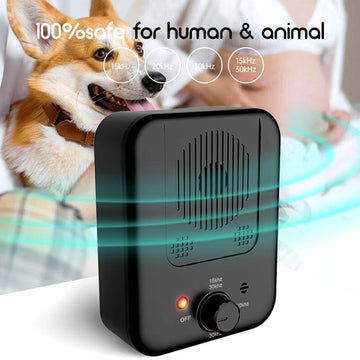 Dispositif anti-aboiement Ultrasonique rechargeable Répulsif chien contrôle aboiements dissuasion ECLATS DESTOCKAGE