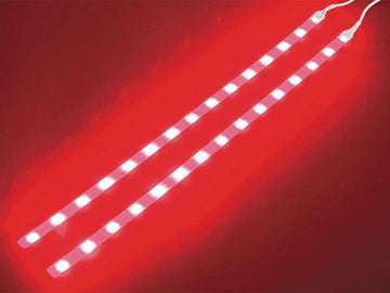 Double ruban autocollant a leds 12v rouge bouton on/off chlsr1 eclairage lumineux ECLATS DESTOCKAGE