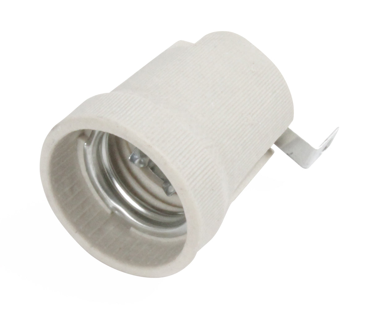 Douille céramique culot e27 porcelaine 4a 250v 100w pour ampoule 110v 220v 230v 240v eclairage 4050732025822 ECLATS DESTOCKAGE