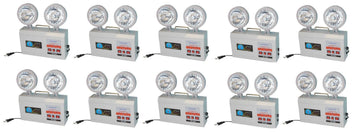 10 Eclairage automatique electrique de secours 2x4.5w dx 963 sans battterie rechargeable 6V4 ECLATS DESTOCKAGE