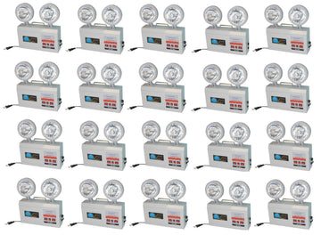 20 Eclairage automatique electrique de secours 2x4.5w dx 963 sans battterie rechargeable 6V4 ECLATS DESTOCKAGE