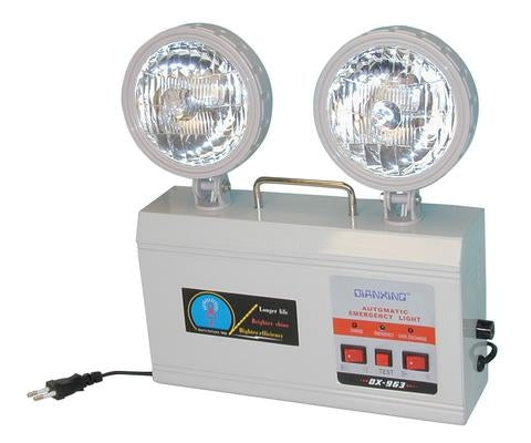 Eclairage automatique electrique de secours 2x4.5w dx 963 sans battterie rechargeable 6V4 ECLATS DESTOCKAGE