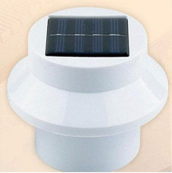 Eclairage extérieur 3 leds mur solaire sécurité cloture lampe jardin - ECLATS DESTOCKAGE