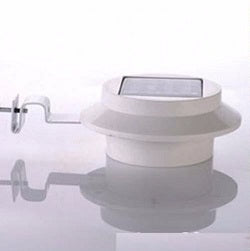 Eclairage solaire 3 leds mur sécurité cloture lampe jardin - ECLATS DESTOCKAGE