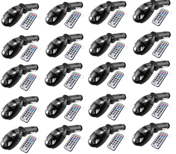 20 Emetteurs fm transmetteur sans fil radio mp3 voiture telecommande clef usb sd/mmc 9999 ECLATS DESTOCKAGE