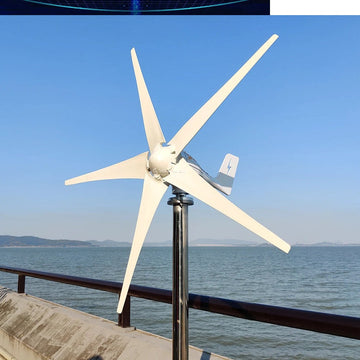 Éolienne horizontale 3000W 12V 5 pales moulin à vent systeme hors réseau maison horlogerie ferme ECLATS DESTOCKAGE
