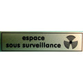 Etiquette signalisation affichage panneau sticker espace video surveillance autocollant signaletique - ECLATS DESTOCKAGE