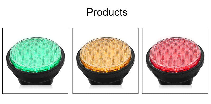 Feu à LED 220v pour feu de signalisation  selmaphore IP65 100mm vert Circulation Porte Garage ECLATS DESTOCKAGE