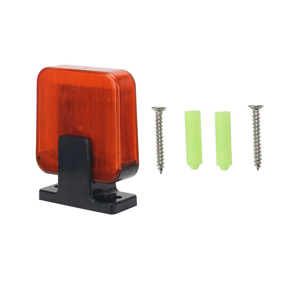 Feu orange LED lumière universelle 12V dc ac 230v 24v 36v 48v 220v stroboscope clignotant lampe ECLATS DESTOCKAGE