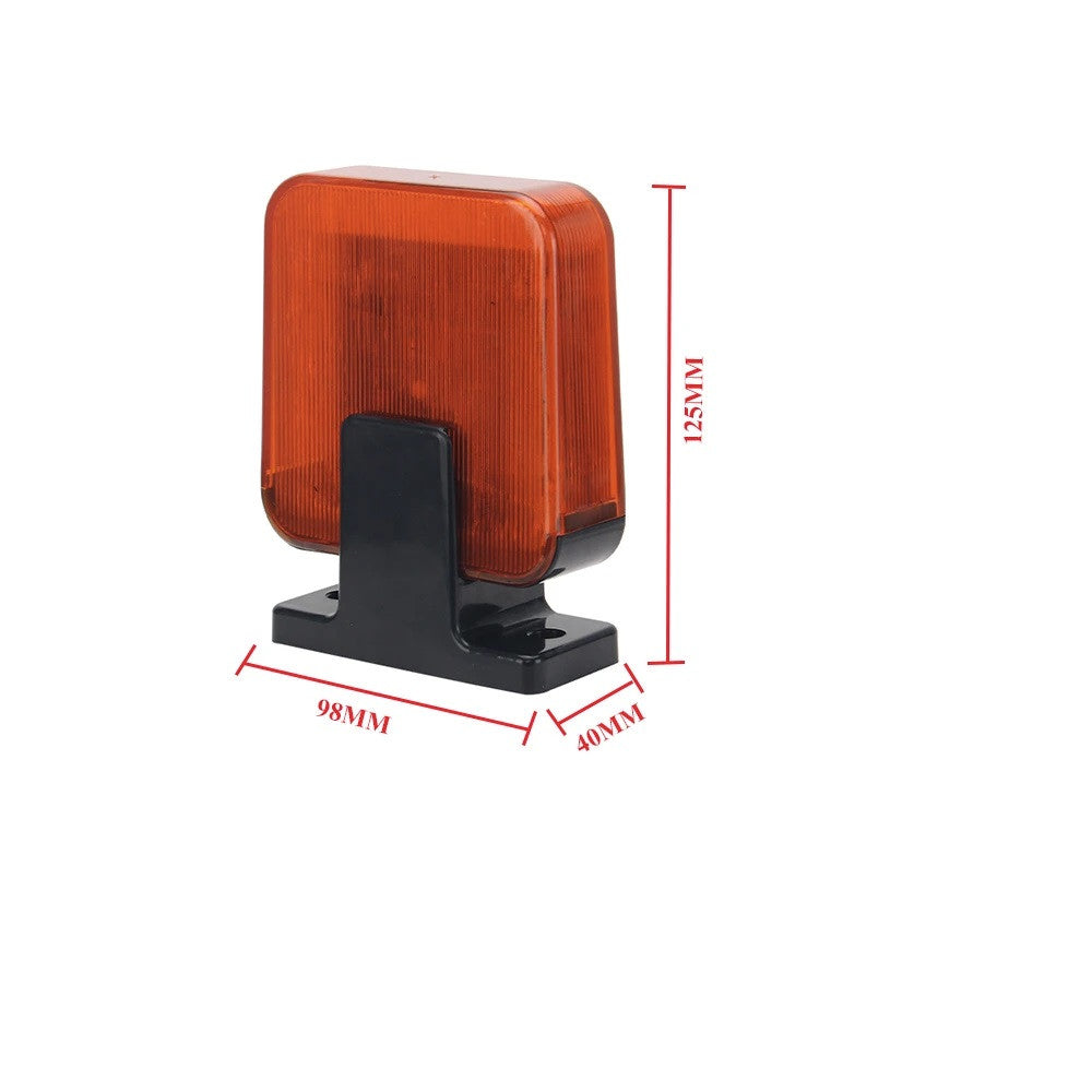 Feu orange LED lumière universelle stroboscope clignotant lampe 12VDC/AC to 265VAC 36v 48v 110v ECLATS DESTOCKAGE
