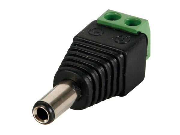 Fiche adaptateur cc 5.5 x 2.5mm male vers connexion a vis 1 pcs ECLATS DESTOCKAGE
