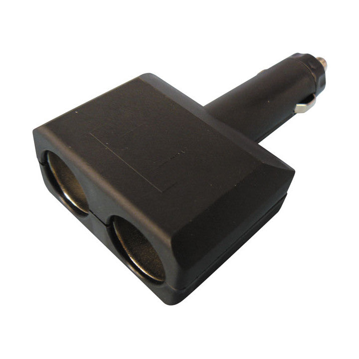 Fiche allume cigare double mâle 2 x prise femelle adaptateur doubleur alimentation auto plugc3 ECLATS DESTOCKAGE
