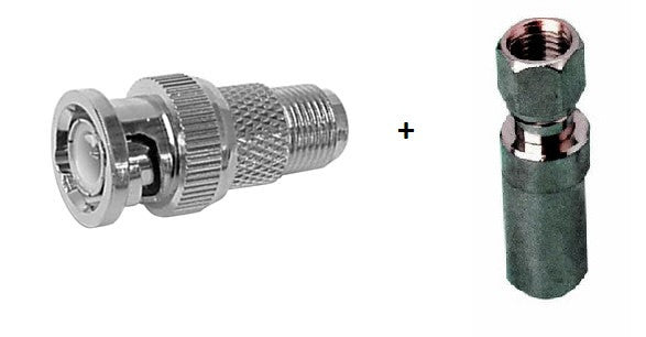 Fiche bnc mâle a visser 10mm pour câble coaxial rg11 video fch10 - ECLATS DESTOCKAGE