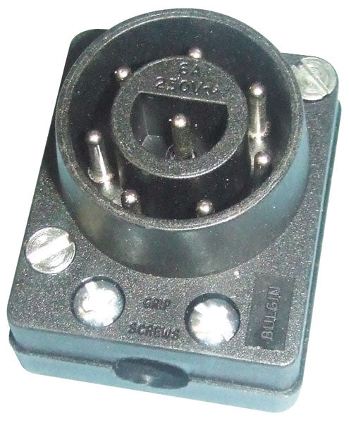 Fiche connecteur mâle 8 contacts bulgin 250vac 6a ECLATS DESTOCKAGE