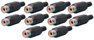 Fiche rca femelle (les 10 pièces) ca054b pour camera video surveillance ECLATS DESTOCKAGE