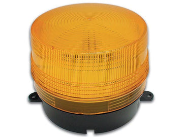 Flash alarme stroboscope feu xenon 6v 12v couleur ambre esb-100 orange ø100x80mm ip 65 ECLATS DESTOCKAGE