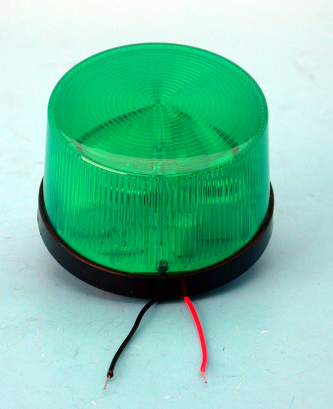 Flash alarme stroboscopique xenon 12v vert a eclats haa40g avertisseur feu lumineux ECLATS DESTOCKAGE