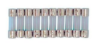 Fusible 6 x 30mm rapide 10a (10 pcs/boîte) 6ff10n alarmes electricite electronique protection - ECLATS DESTOCKAGE
