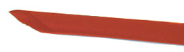 Gaine thermoretractable 9.5 mm rouge 3:1 pour cosse retraction sous chaleur longueur 1.22mm - ECLATS DESTOCKAGE